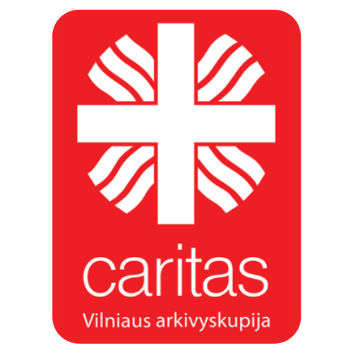 Vilniaus arkivyskupijos Caritas logotipas
