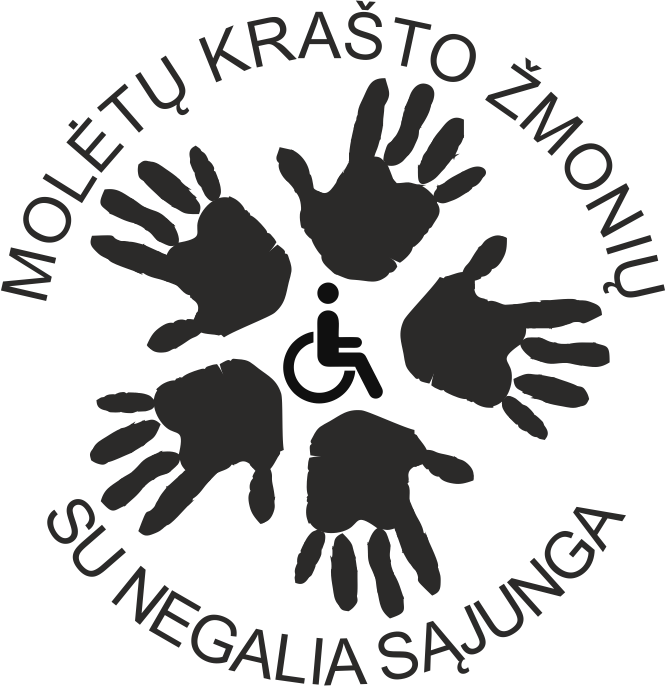 Molėtų krašto žmonių su negalia sąjunga logotipas