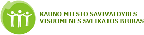 Kauno miesto savivaldybės  visuomenės sveikatos biuras logotipas