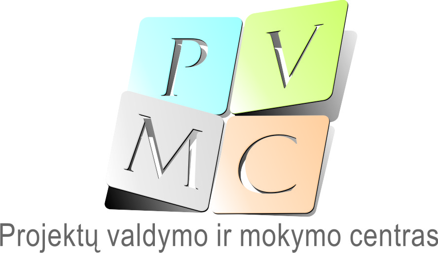 VšĮ Projektų valdymo ir mokymo centras institucinis stiprinimas logotipas