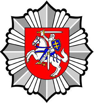 Šiaulių apskrities vyriausiojo policijos komisariato Pakruojo rajono policijos komisariatas logotipas