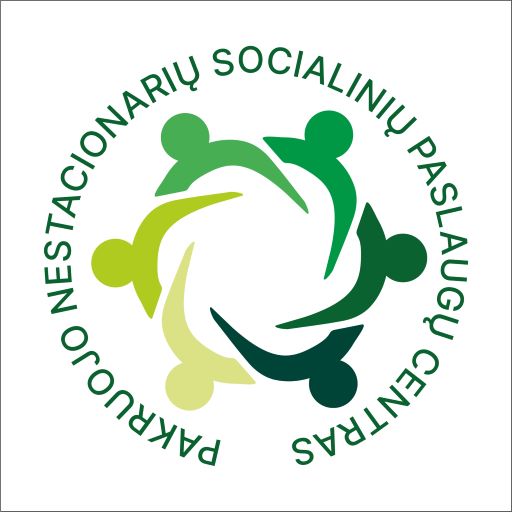 Pakruojo nestacionarių socialinių paslaugų centras logotipas