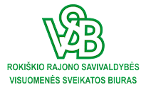 Rokiškio rajono savivaldybės visuomenės sveikatos biuras (Visagino sav.) logotipas