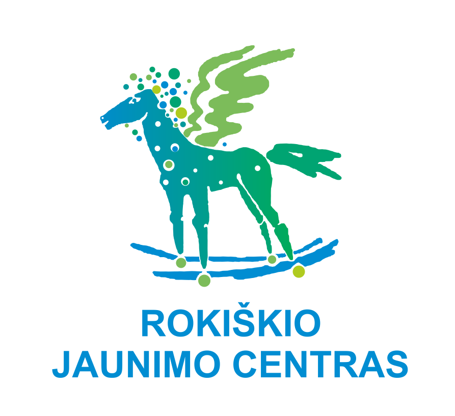 Rokiškio jaunimo centras logotipas