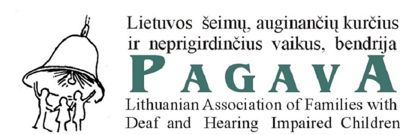 Lietuvos šeimų, auginančių kurčius ir neprigirdinčius vaikus, bendrija PAGAVA logotipas