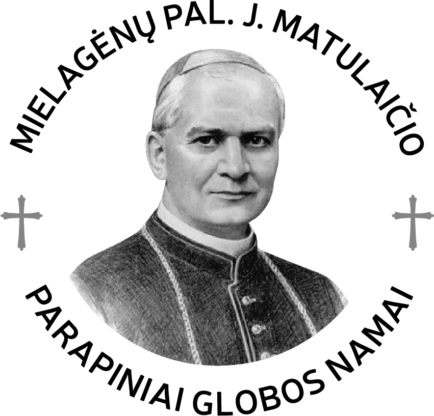 Viešoji įstaiga Mielagėnų Pal. J. Matulaičio parapiniai globos namai logotipas