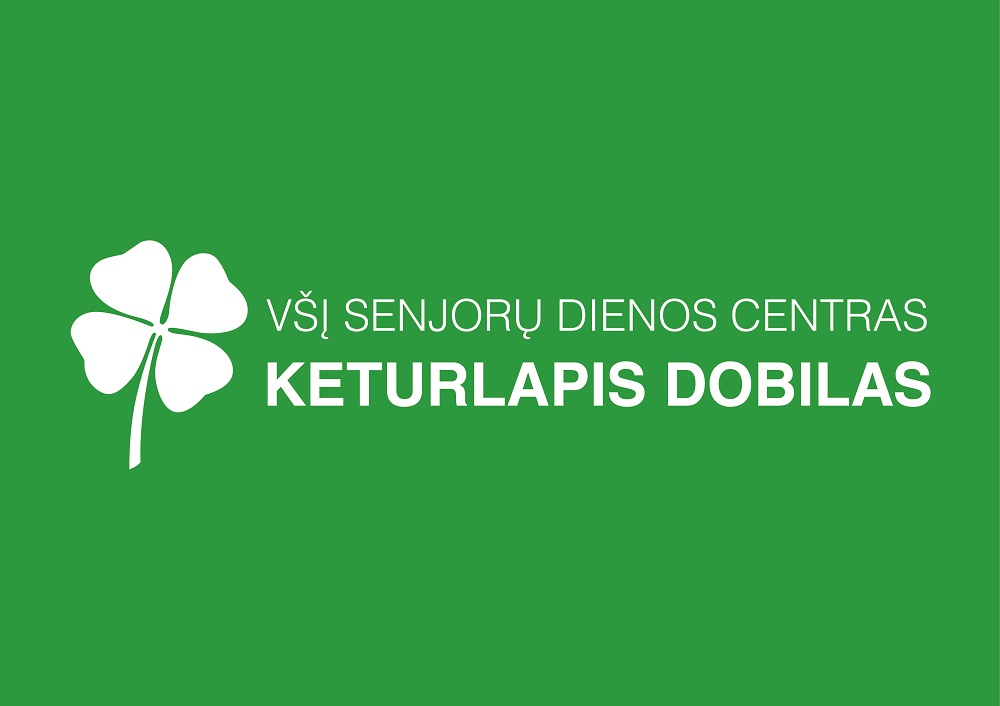 Senjorų dienos centras Keturlapis Dobilas logotipas