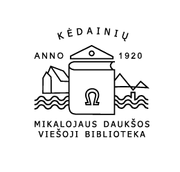 Kėdainių rajono savivaldybės Mikalojaus Daukšos viešoji biblioteka logotipas
