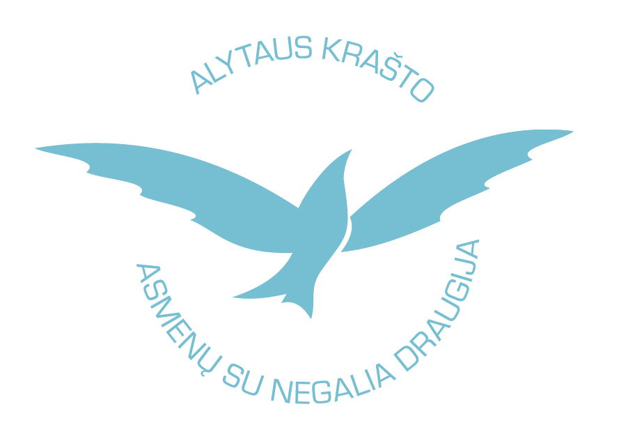 Alytaus krašto asmenų su negalia draugija logotipas
