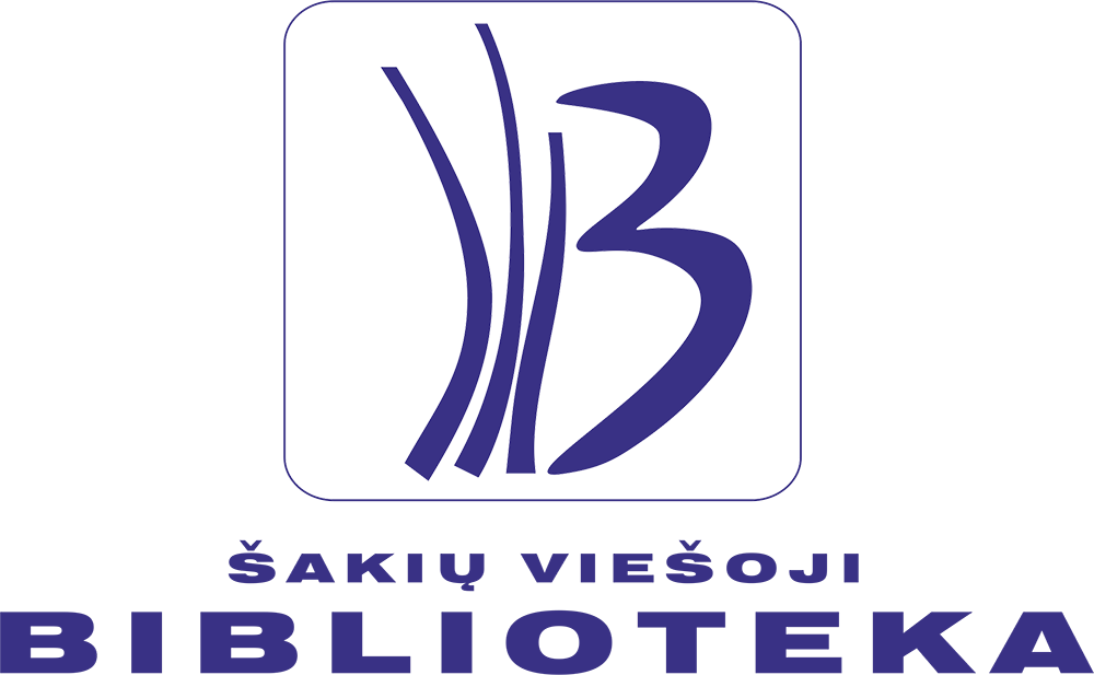 Šakių rajono savivaldybės viešoji biblioteka logotipas