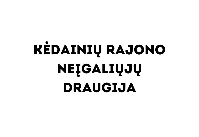 Kėdainių rajono neįgaliųjų draugija logotipas