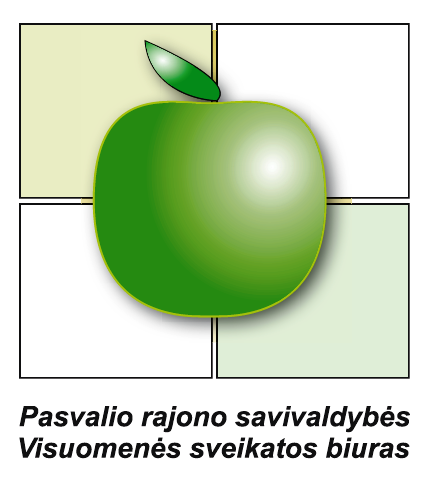 Pasvalio rajono savivaldybės visuomenės sveikatos biuras logotipas