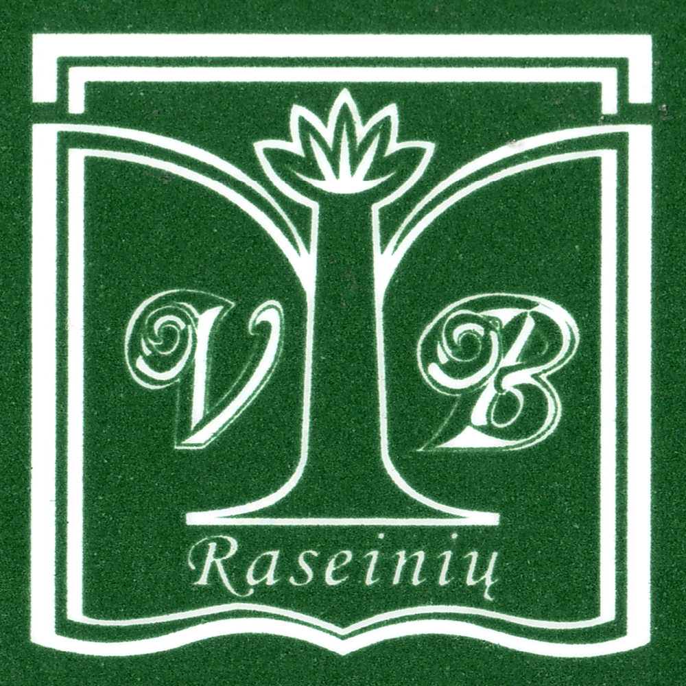 Raseinių Marcelijaus Martinaičio viešoji biblioteka logotipas